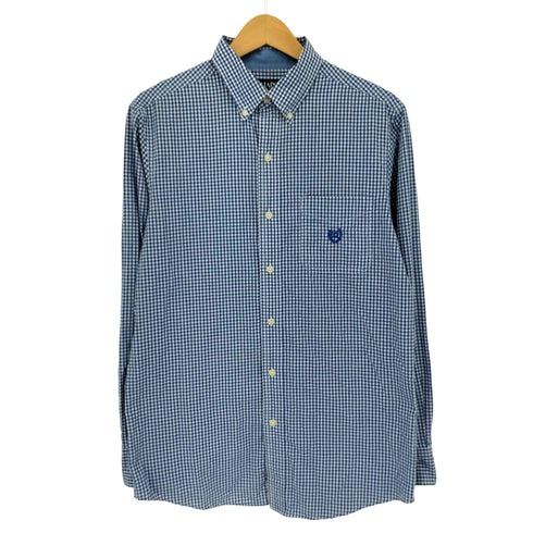 チャップスラルフローレン CHAPS RALPH LAUREN EASY CARE エンブレム刺繍 ギンガムチェック B.D L/S シャツ メンズ import:S