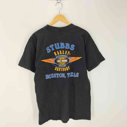 ハーレーダビッドソン HARLEY-DAVIDSON USA製 STUBBS 両面プリントTシャツ メンズ import:L