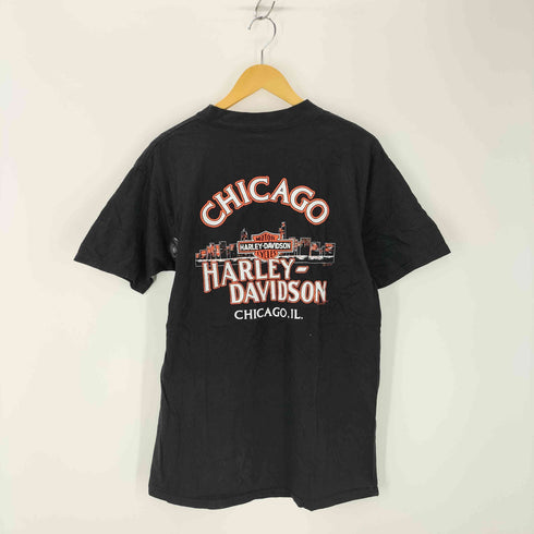 ハーレーダビッドソン HARLEY-DAVIDSON 90s グラフィックプリント 両面プリントTシャツ コピーライト1999 メンズ import:L