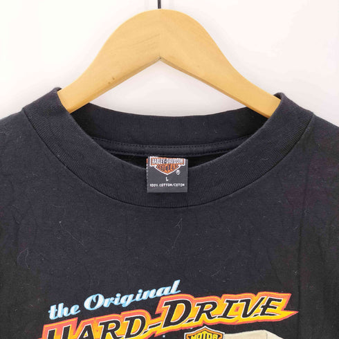 ハーレーダビッドソン HARLEY-DAVIDSON 90s グラフィックプリント 両面プリントTシャツ コピーライト1999 メンズ import:L