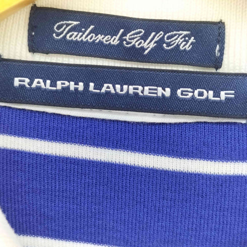 ラルフローレンゴルフ RALPH LAUREN GOLF ポニー刺繍 ボーダーポロシャツ レディース import:M