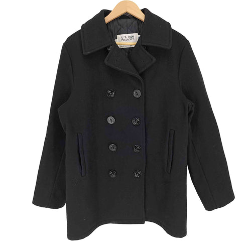 ショット Schott USA製 ウール 裏地キルティング Pコート メンズ US:38