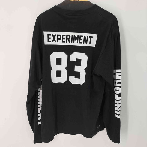 ユニフォームエクスペリメント uniform experiment 袖ロゴ 両面プリント NUMBERING Tシャツ メンズ 3