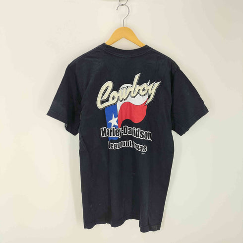 ハーレーダビッドソン HARLEY-DAVIDSON 00s USA製 スカルロゴ 両面プリントTシャツ コピーライト2006 メンズ import:L