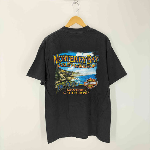 ハーレーダビッドソン HARLEY-DAVIDSON 00s USA製 Hanesボディ 両面プリントTシャツ コピーライト2008 メンズ import:L