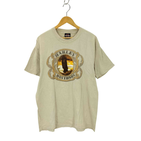 ハーレーダビッドソン HARLEY-DAVIDSON USA製 イーグルロゴ 両面プリントTシャツ メンズ import:L