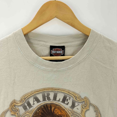 ハーレーダビッドソン HARLEY-DAVIDSON USA製 イーグルロゴ 両面プリントTシャツ メンズ import:L