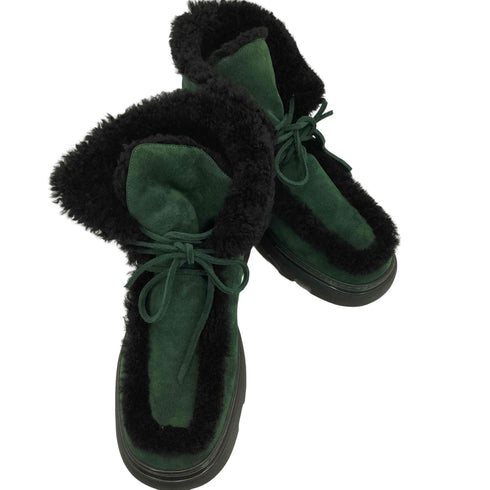 バーバリー BURBERRY A:MF CHUGGA BOOT シアリング クリーパー ハイカットブーツ メンズ 41