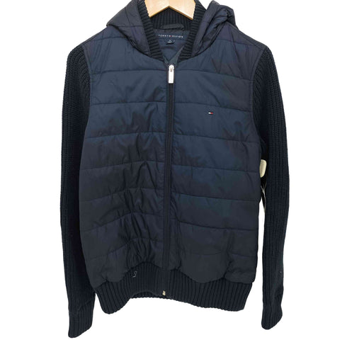 トミーヒルフィガー TOMMY HILFIGER 袖ニット 切替 中綿 キルティング ジャケット メンズ import:M