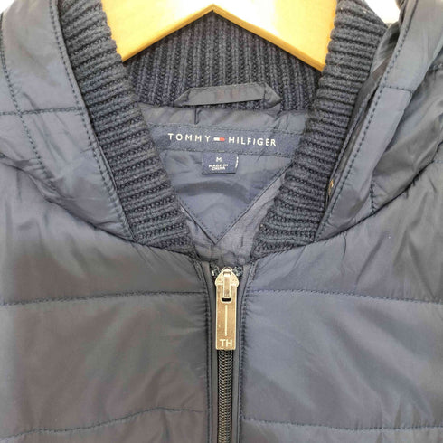 トミーヒルフィガー TOMMY HILFIGER 袖ニット 切替 中綿 キルティング ジャケット メンズ import:M