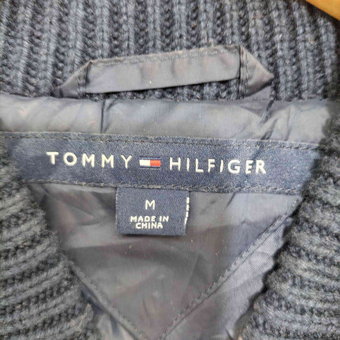 トミーヒルフィガー TOMMY HILFIGER 袖ニット 切替 中綿 キルティング ジャケット メンズ import:M