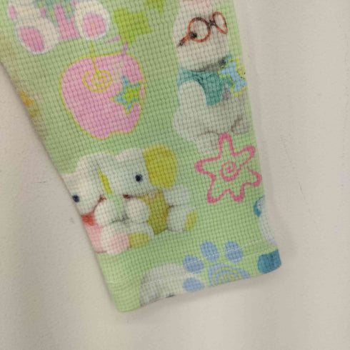 FRUFRU キャラクタープリントモックネックTシャツ レディース