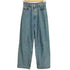ブラックバイマウジー BLACK by moussy 22SS モデル blkby jeans MACHO blue denim レディース 24