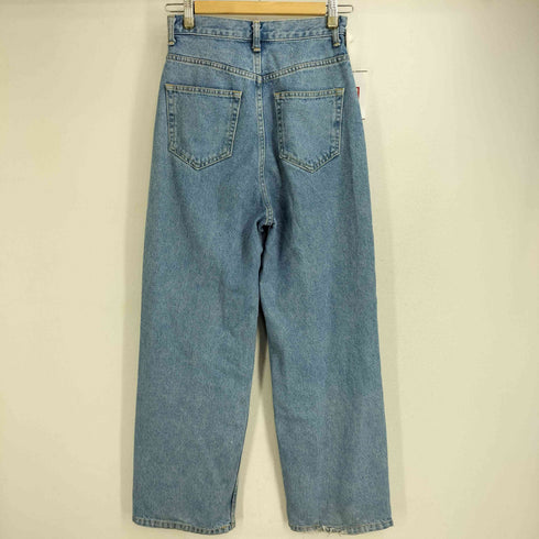 ブラックバイマウジー BLACK by moussy 22SS モデル blkby jeans MACHO blue denim レディース 24