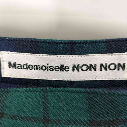 マドモアゼルノンノン mademoiselle NON NON 巻きプリーツスカート フリンジ レディース