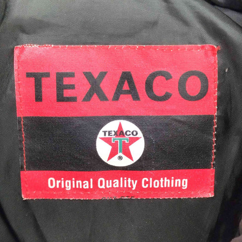 TEXACO ワッペン刺繍 中綿ライダースジャケット メンズ JPN:M