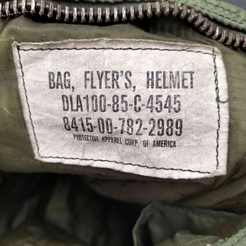 ユーエスアーミー U.S. ARMY 85年会計 FLYER'S HELMET BAG Scovilジップ メンズ