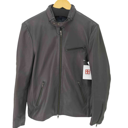 ザショップティーケー THE SHOP TK ラムレザー シングルライダースジャケット メンズ JPN:M