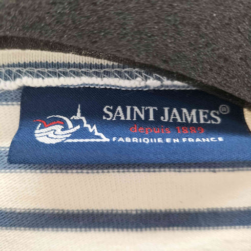 セントジェームス SAINT JAMES フランス製 ボーダーバスクシャツ レディース USA 32