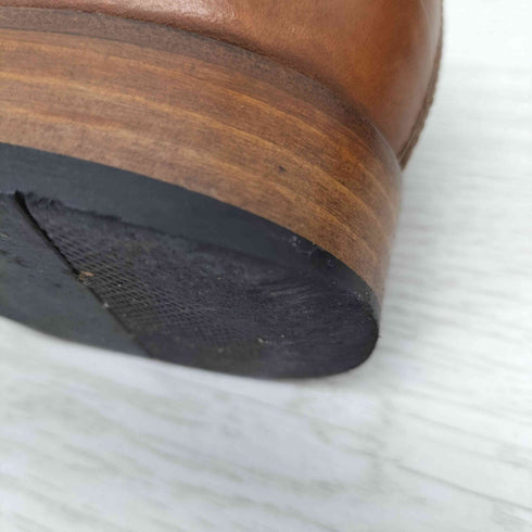 トゥモローランド TOMORROWLAND MADE IN ITALY レザースリッポン ローファー メンズ 40