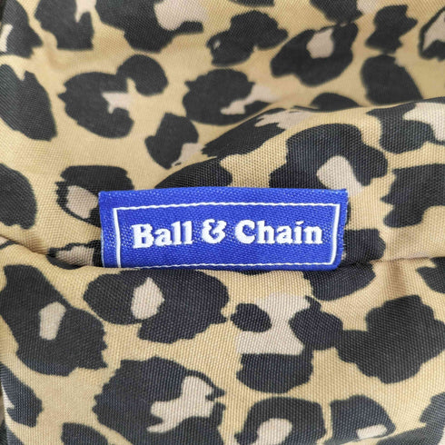 ボールアンドチェーン Ball&Chain レオパードエコバック 収納可 大容量 レディース