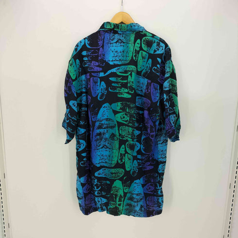 JACK HOOLYWOOD 90s 総柄 レーヨンアロハシャツ メンズ import:XL