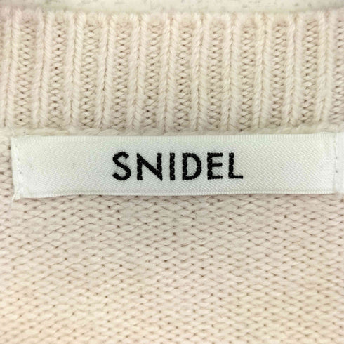 スナイデル snidel ワンポイントモチーフカーディガン レディース ONE SIZE