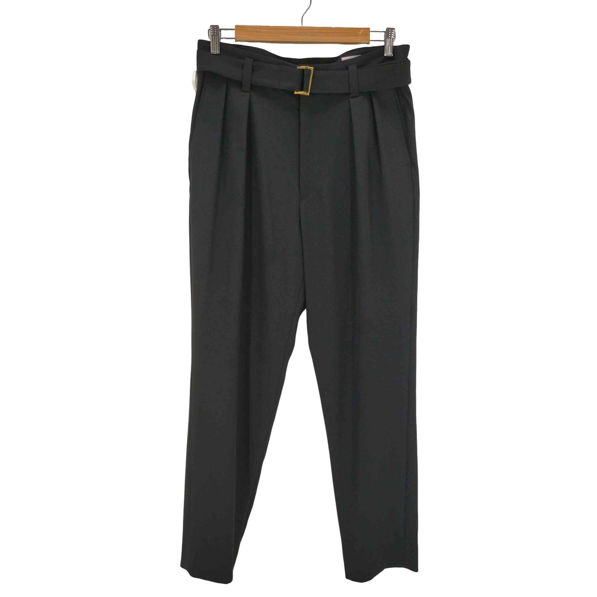 クルニ CULLNI ベルト付き 2タックスラックスパンツ メンズ