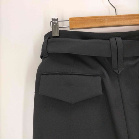 クルニ CULLNI ベルト付き 2タックスラックスパンツ メンズ
