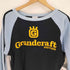ジーディーシー GDC GRANDCRAFT MOTOR 両面プリント サイドライン ワッフル サーマル ラグランスリーブ Tシャツ レディース