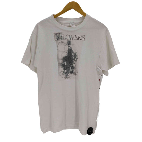 USA製 シングルステッチ FLOWERSプリントTシャツ メンズ