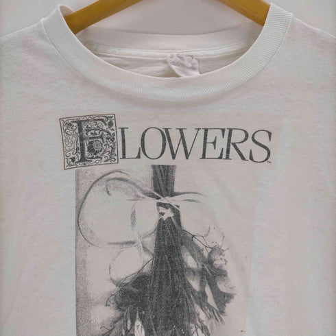 USA製 シングルステッチ FLOWERSプリントTシャツ メンズ