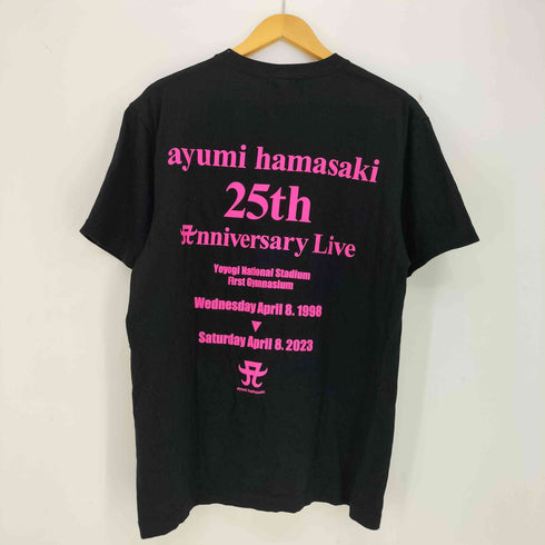 ユナイテッドアスレ UNITED ATHLE AYU 25thアニバーサリーライブ クルーネックTシャツ メンズ JPN:L