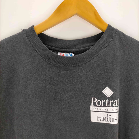 ヘインズ Hanes USA製 シングルステッチ Portrait radils プリントTシャツ メンズ JPN:XL