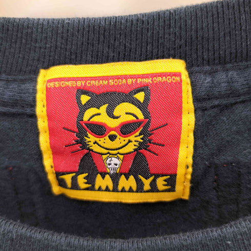 クリームソーダ CREAM SODA TEMMYE 両面プリント ティミープリント クルーネックTシャツ レディース