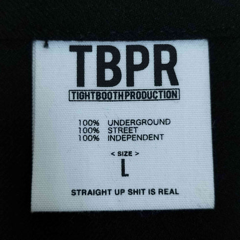 タイトブースプロダクション TBPR TIGHTBOOTH PRODUCTION × KILLER-BONG SMOKER WOOL JKT ハーフジップ ジャケット メンズ JPN:L
