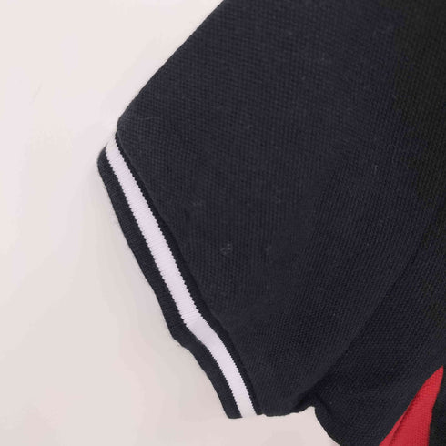 ポロラルフローレン POLO RALPH LAUREN ビッグポニー 刺繍 PRINCES TEAMPOLO BUILDING ナンバー リメイク クロップド ポロ シャツ レディース import:M
