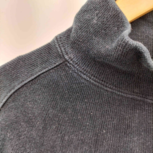 ポロバイラルフローレン Polo by RALPH LAUREN 90s ポニー刺繍 ハーフジップ コットンニット メンズ import:XL
