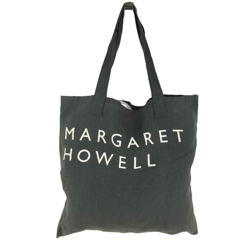 マーガレットハウエル MARGARET HOWELL LINEN LOGO TOTE メンズ