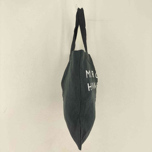 マーガレットハウエル MARGARET HOWELL LINEN LOGO TOTE メンズ