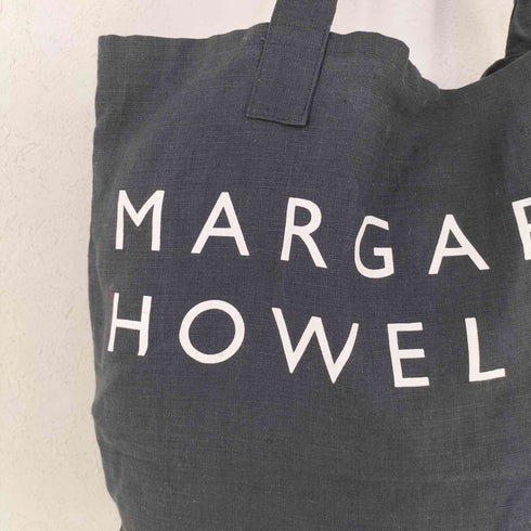 マーガレットハウエル MARGARET HOWELL LINEN LOGO TOTE メンズ