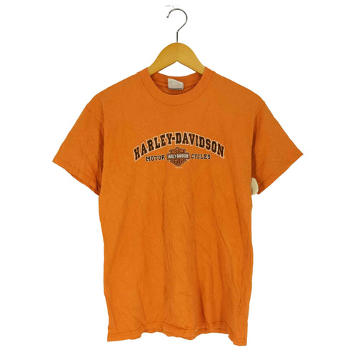 ハーレーダビッドソン HARLEY-DAVIDSON ハイチ製 Hanes ロゴプリント クルーネック Tシャツ メンズ import:XL