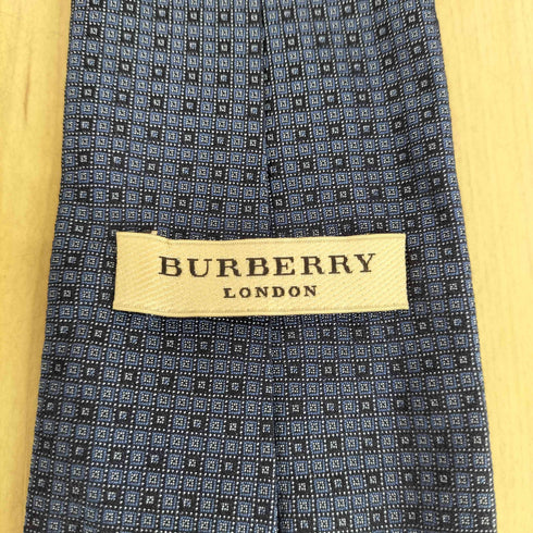 バーバリーロンドン BURBERRY LONDON 総柄シルクネクタイ メンズ