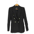ザラ ZARA ポリレーヨン 金ボタン ダブルテーラードジャケット レディース import:XS