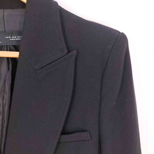 ザラ ZARA ポリレーヨン 金ボタン ダブルテーラードジャケット レディース import:XS