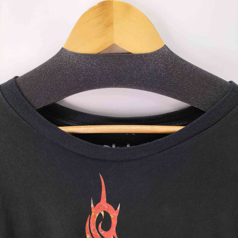 ブリーチ加工 両面プリントS/SバンドTシャツ バンT メンズ JPN:L