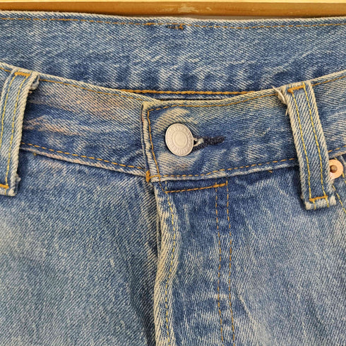 リーバイス Levis 501 レギュラーストレートデニム メンズ W32 L32