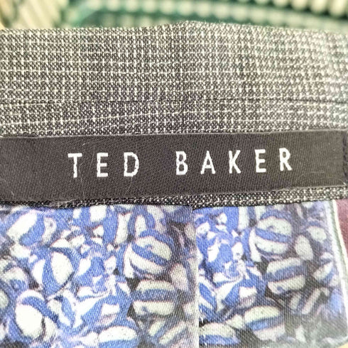 テッドベーカー TED BAKER MODERN FIT 裏地総柄 2B シングル ジャケット & スリムテーパード スラックス メンズ ジャケット 42R : パンツ 32R