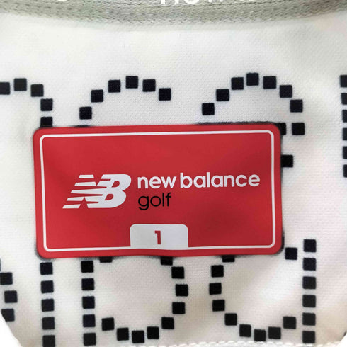 ニューバランスゴルフ New Balance golf 総柄 S/Sポロシャツ レディース JPN:1