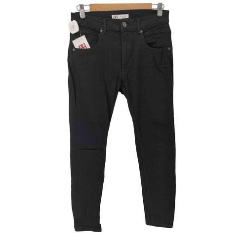 ザラ ZARA ストレッチブラックスキニーパンツ メンズ EUR42